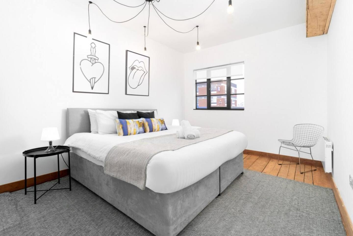 Loft Style Apartment - Near City Centre - Smart Tv- Wifi - Parking - Top Rated - 3Nt Birmingham Eksteriør billede